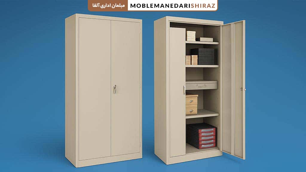 خرید بهترین کمد بایگانی فلزی ورق 90 رنگ استایک در سایت مبلمان اداری شیراز